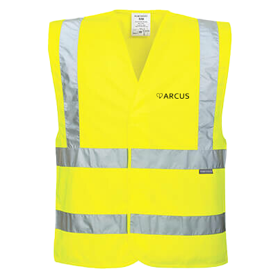 HI VIS VEST (YELLOW VELCRO)